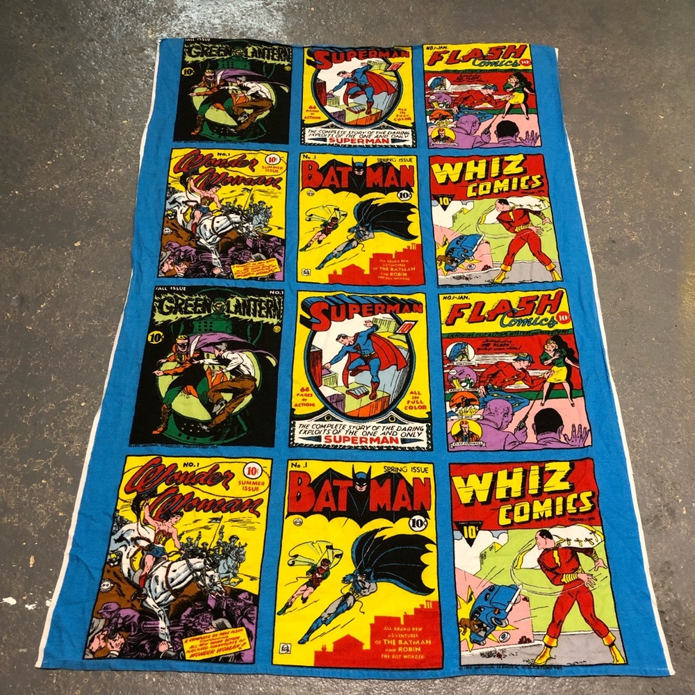 Vintage 1973 DC‎ Comics Beach Towel